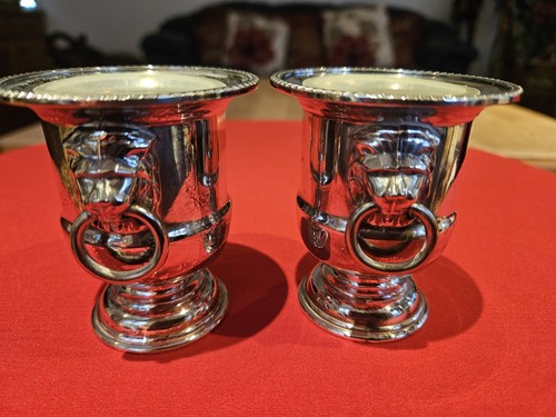 Pair vintage viners silver - pair,