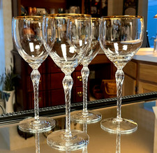 Set of 4 LENOX MONROE GOLD Rim