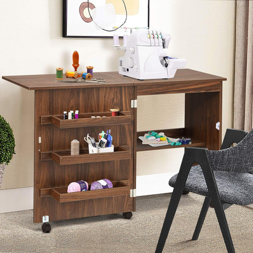 Sewing table folding mobile - table,