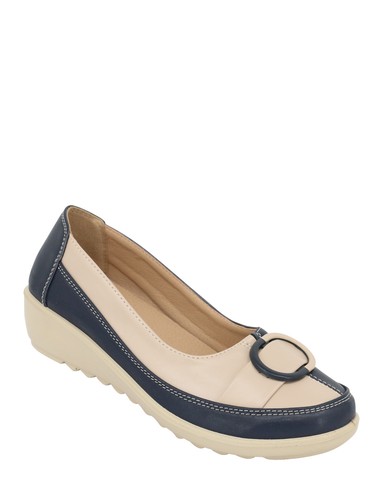 Ladies wide fit tone shoe - fit,