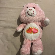 Vintage Care Bears Love -a - Lot Bear Plush Toy Kenner 1983