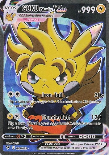 Goku pikachu pokemon - (blue),