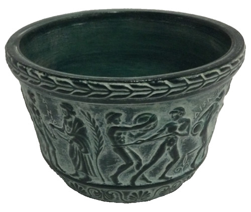 Greek pottery planter - greek,
