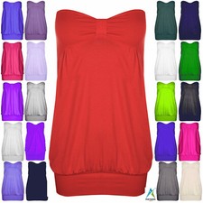 LADIES FRONT KNOT STRAPLESS