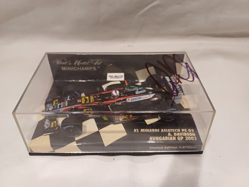 Coa signed minichamps - signed, minardi