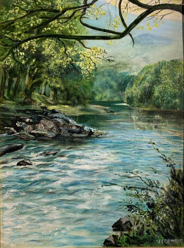 Stunning large original oil - stunning,