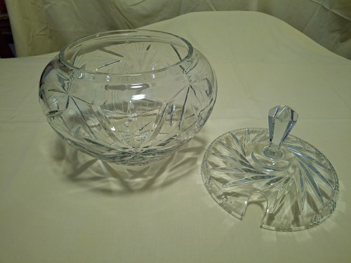 Crystal cut glass - crystal, bowl