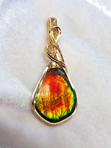 Canadian multicolor ammolite - canadian,