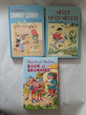 3 Vintage Dean Rewards Enid Blyton Chimney Corner Book of Brownies Mister Meddle