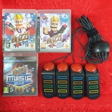 ps3 BUZZ GAMES + Wired Buzzers