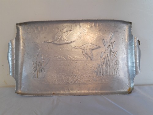 Vintage serving tray flying - vintage,