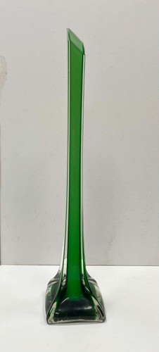 Vintage tall single stem green - vintage,