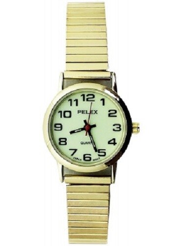 Ladies easy read watch gold - easy,