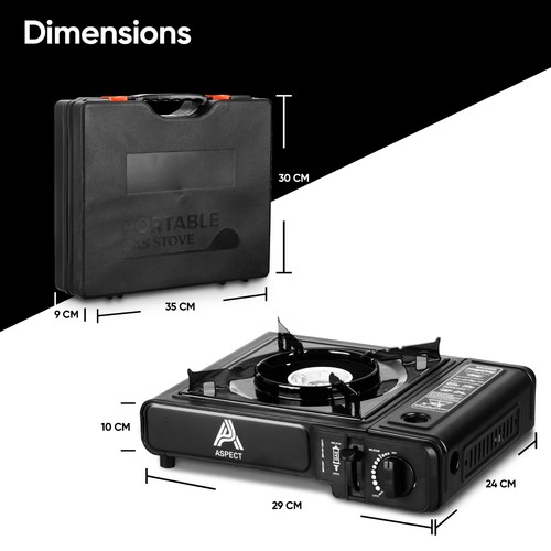 Portable camping stove - portable, case