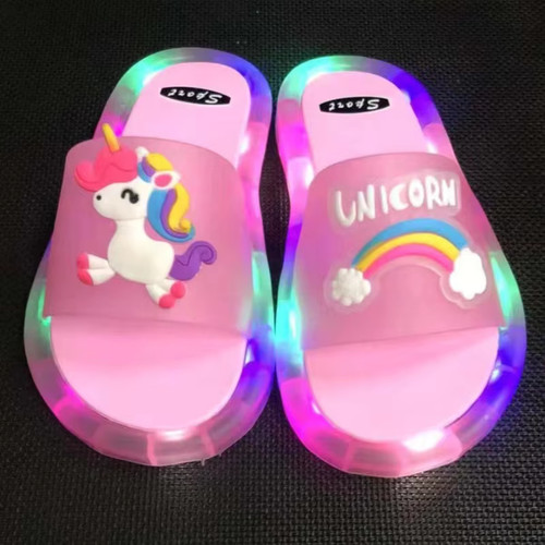 Kids unicorn cartoon slippers - kids,