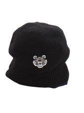 Kenzo Men's Hat Black Graphic Wool with Polyamide Beanie