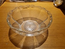 Vintage Clear glass bowl