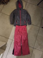 Girls' Ski Jacket and Salopettes Set Aged 7-8
