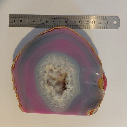 Large pink agate - large,