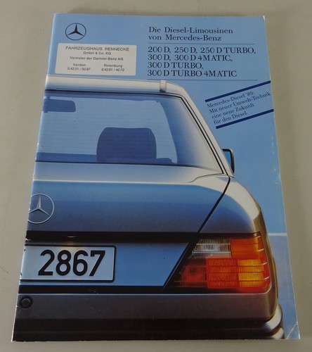 Mercedes benz w124 diesel - mercedes-benz,