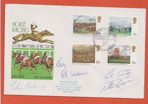 Epsom derby 1979 fdc signed - 1979,