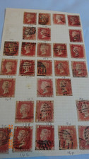 28 X Quuen Victoria Penny Red Stamps