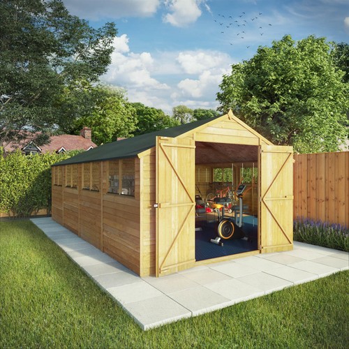 20x10 wooden garden - wooden, shed