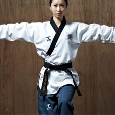 JC Poomsae Dan Pro Athlete Uniform (Female) World Taekwondo TKD Official Dobok 