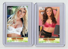 Daisy Watts rare MH Long Corona #'d x/3 Tobacco card no. 155