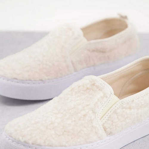 Asos dotty slip plimsolls - asos,