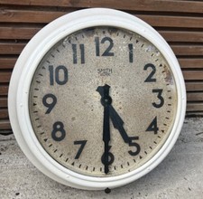 Large Smiths sectric Vintage Factory / Station  Wall Clock 60cm Diameter