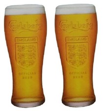 Carlsberg England Pint Glasses
