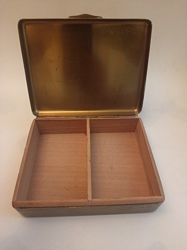 Vintage plain brass cigarette - vintage,