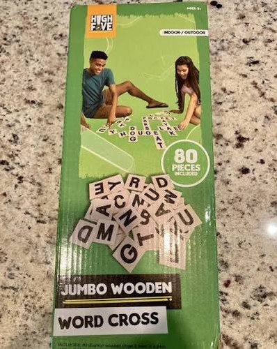 High five jumbo wooden - five,