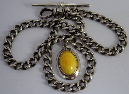 Antique solid silver - , pocket