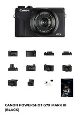 Canon Powershot G7 X Mark III 20.1 MP Digital Camera - Black