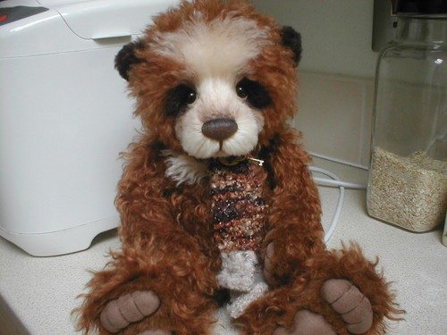 Charlie bears mohair panda - mohair,