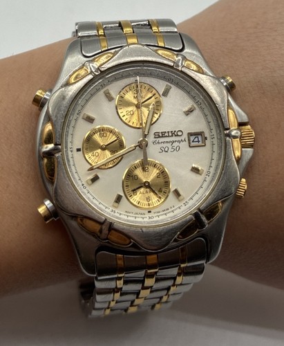 Seiko 7t32 6g89 quartz - 7t32-6g89,