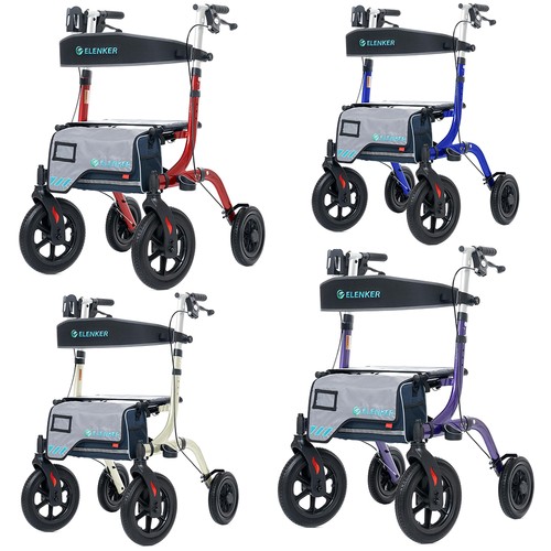 Elenker deluxe rollator walker - rollator,