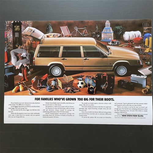 Poster 1992 volvo - poster, estate