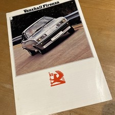 Rare Vauxhall Firenza Droop Snoot UK brochure 1973-1974. 