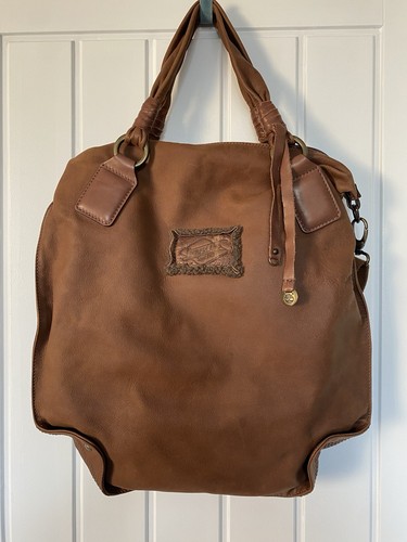Timberland tan leather tote - timberland,