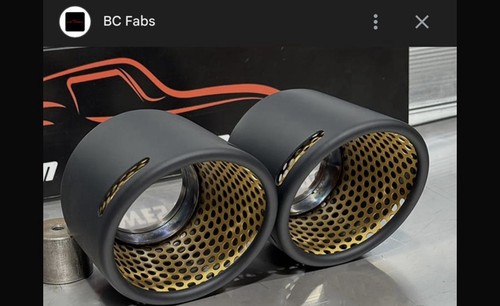 Fabs exhaust tips porsche - fabs,