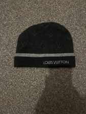 Louis Vuitton LV Monogram Black Beanie -