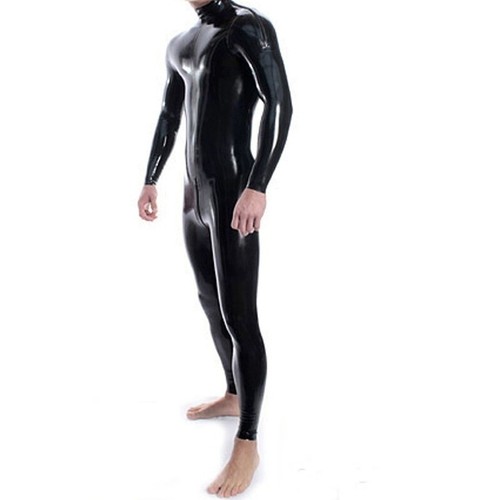 Latex bodysuit catsuit for men - latex,