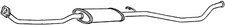 EXHAUST CENTRE MIDDLE SILENCER