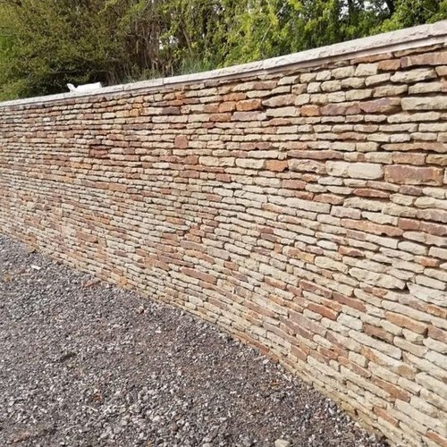 New dry stone - new, walling