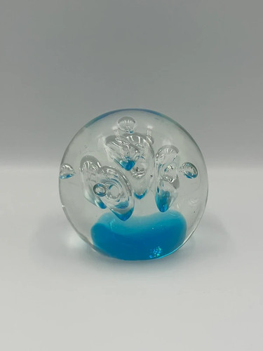 Vtg glass paperweight - vtg,
