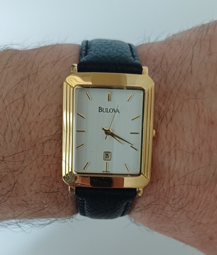 Vintage bulova 97b40 gold tone - bulova,