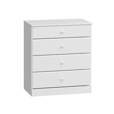 Astrid White 4-Drawer Dresser